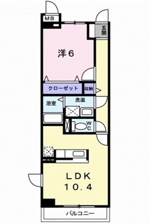 シンシアＴの物件間取画像